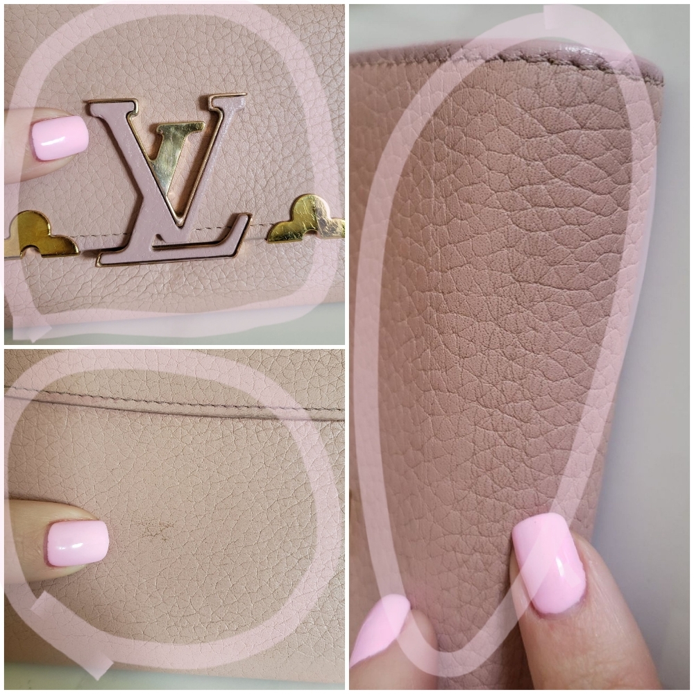 **SOLD** Authentic Pre-owned Louis Vuitton Capucines Flap Wallet - Picture 9 of 16